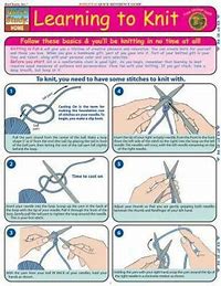 Quick Study Learning to Knit from BarCharts, Inc.